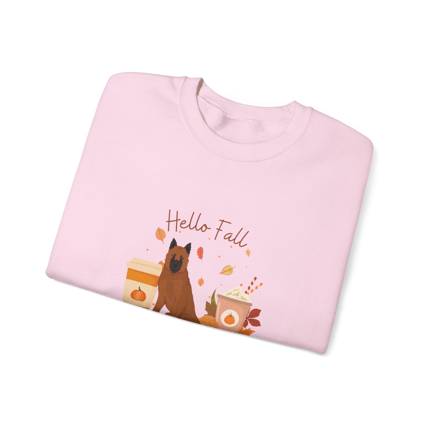Belgian Laekenois Dog Fall Unisex Heavy Blend Crewneck Sweatshirt