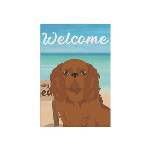 English Toy Dog Garden Flag