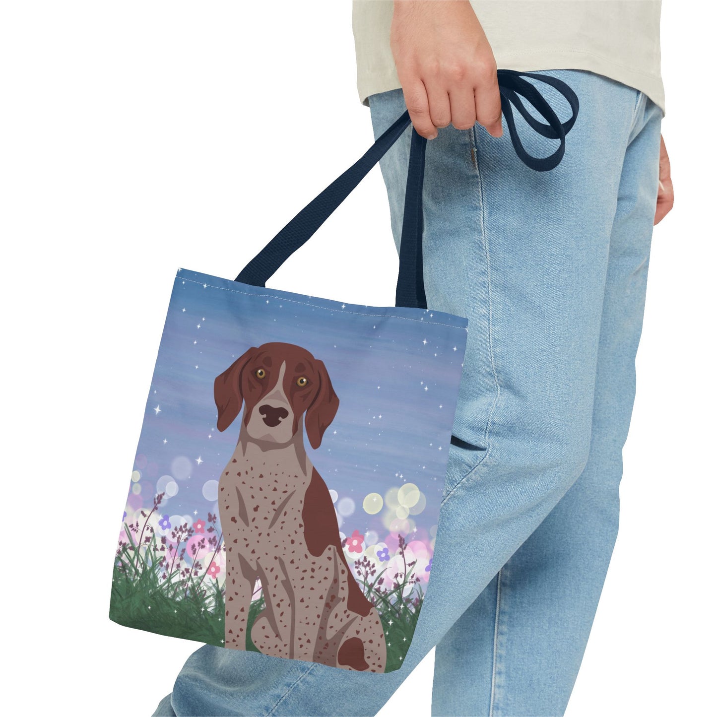 German Shorthaired Pointer Dog Tote Bag 13x13