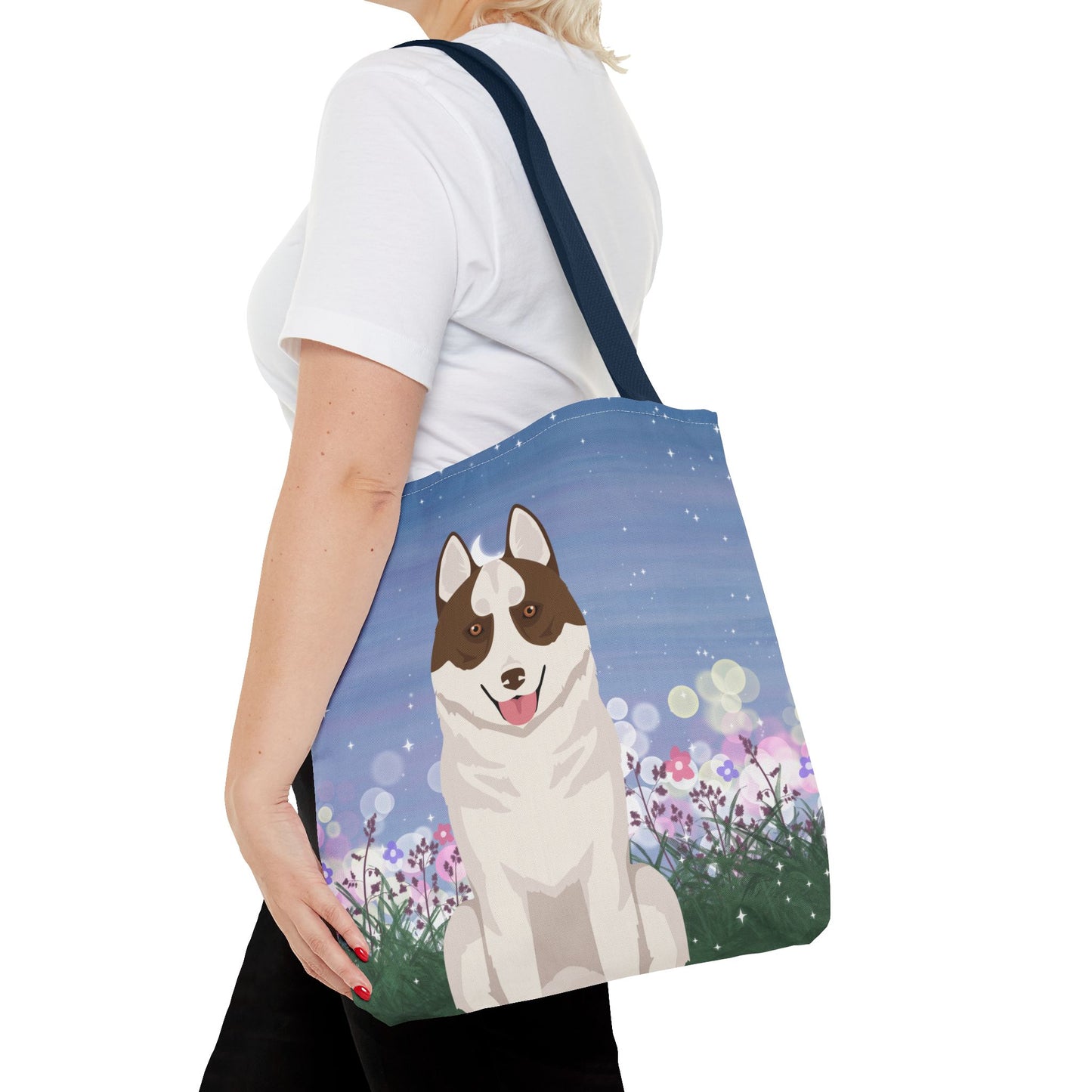 Siberian Husky Dog Tote Bag 16x16