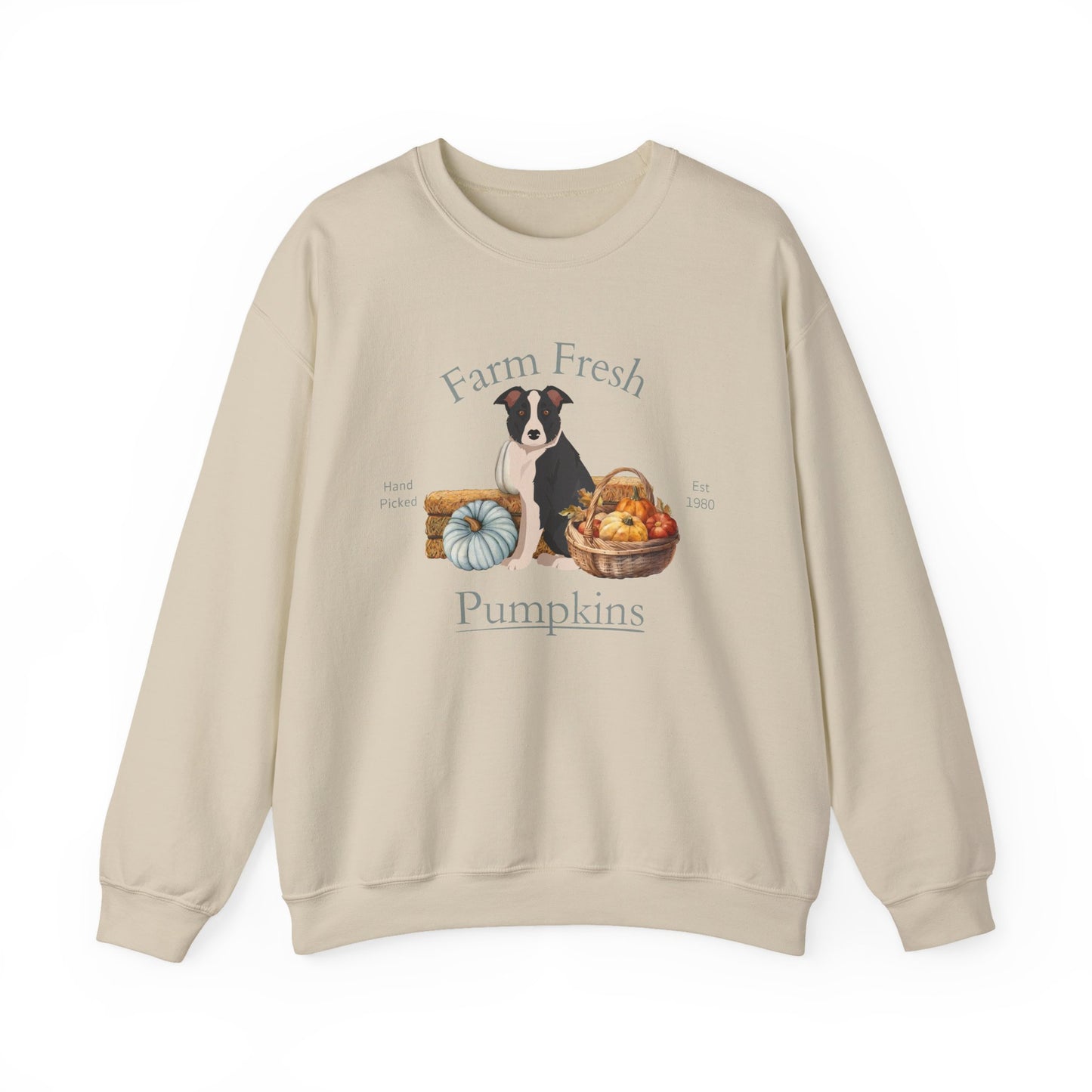 McNab Dog Fall Farm Fresh Unisex Heavy Blend Crewneck Sweatshirt