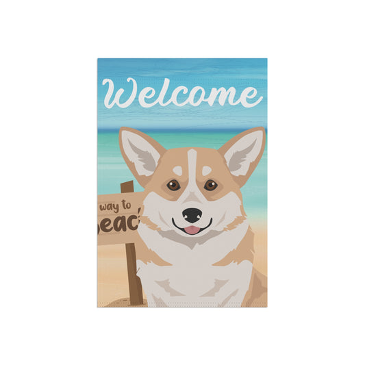 Pembroke Welsh Corgi Dog Garden Flag