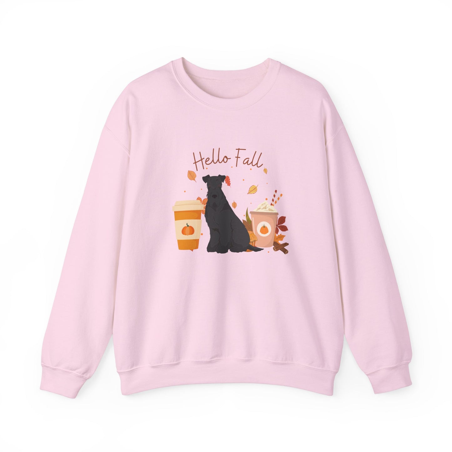 Kerry Blue Terrier Dog Fall Halloween Unisex Heavy Blend Crewneck Sweatshirt