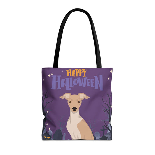 Italian Greyhound Dog Happy Halloween Tote Bag 16x16