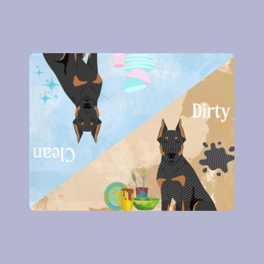 Beauceron Dog Clean & Dirty Fridge Magnet Set 3 Pack
