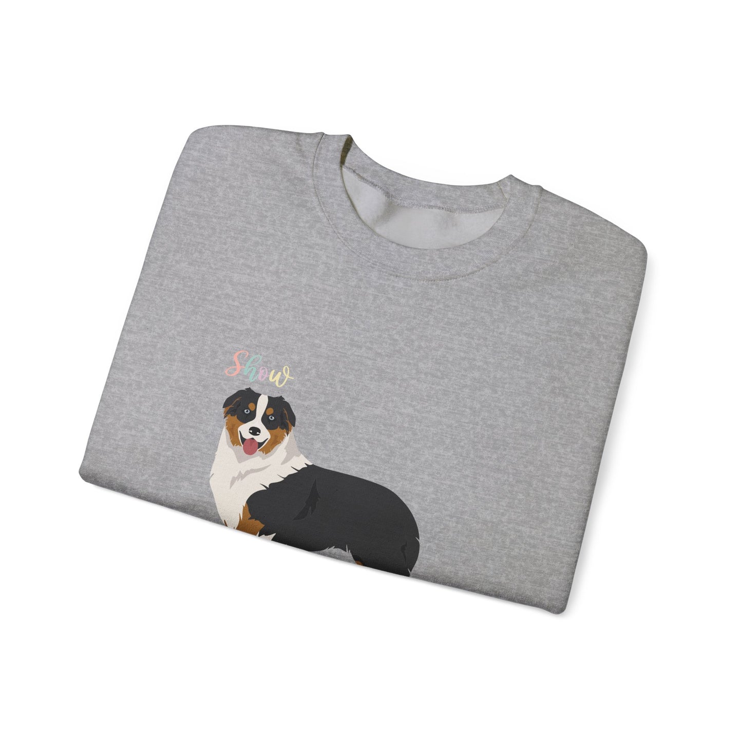 Australian Shepherd Dog Unisex Heavy Blend Crewneck Sweatshirt