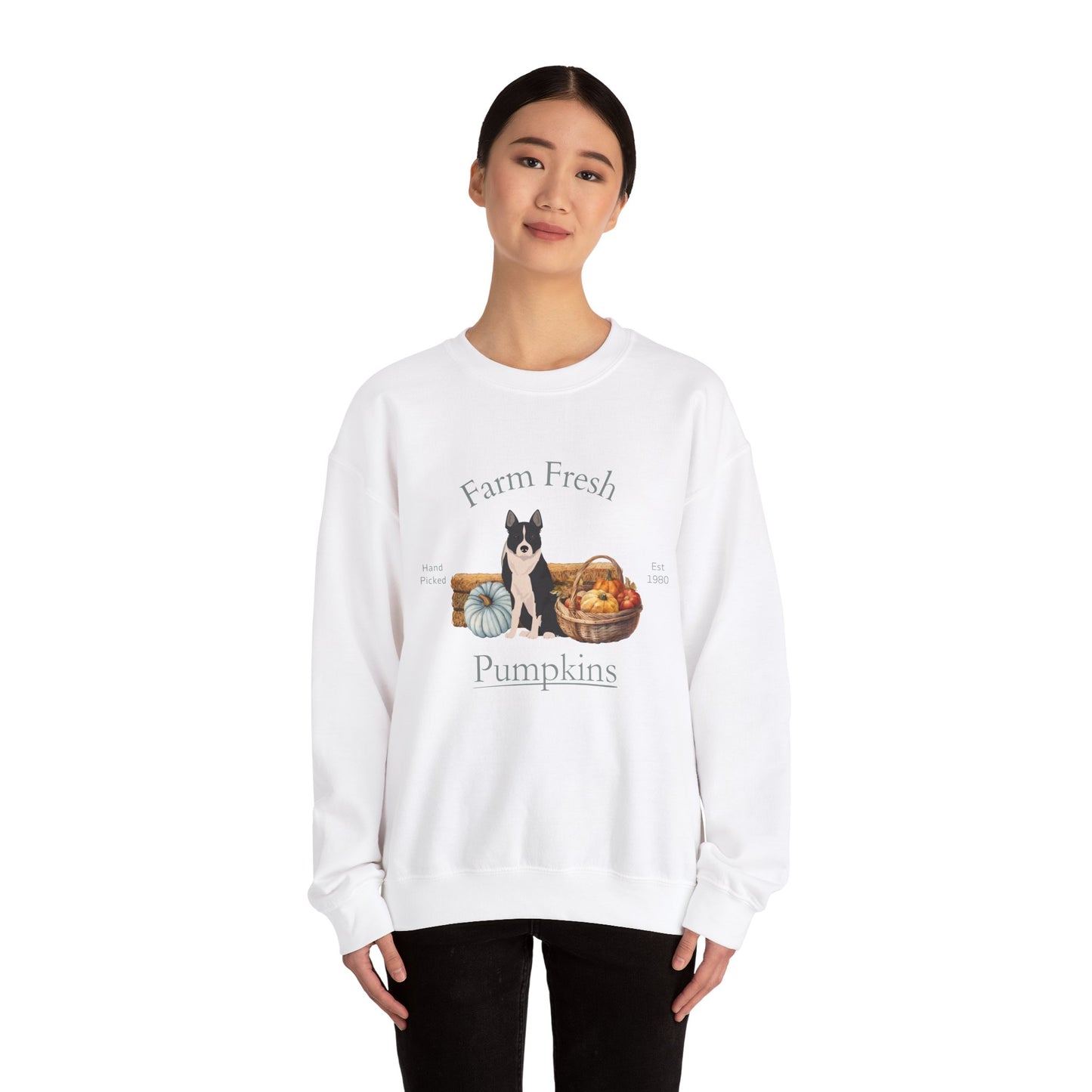 Karilean Bear Dog Fall Halloween Unisex Heavy Blend Crewneck Sweatshirt