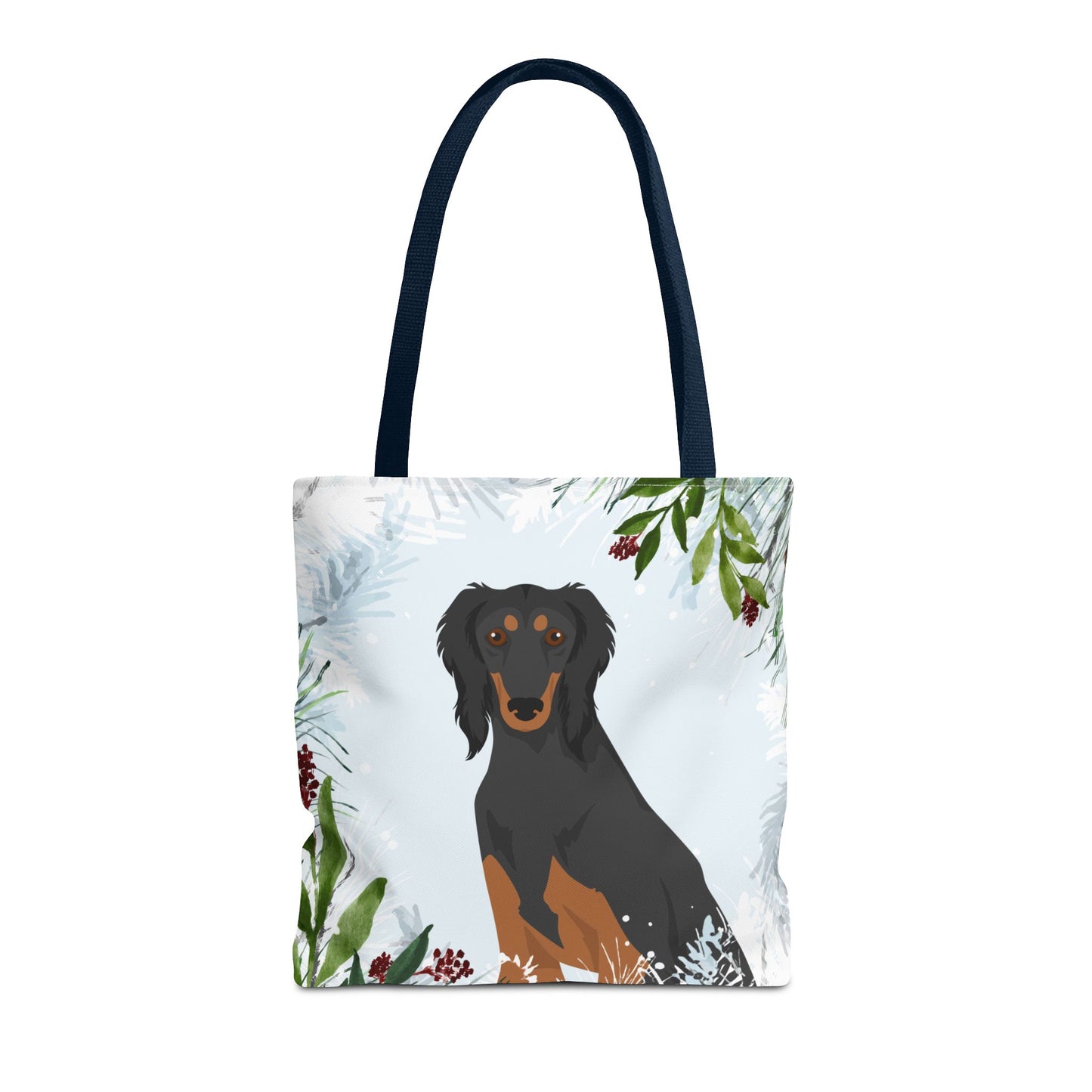 Saluki Dog Christmas Holiday Tote Bag 16x16