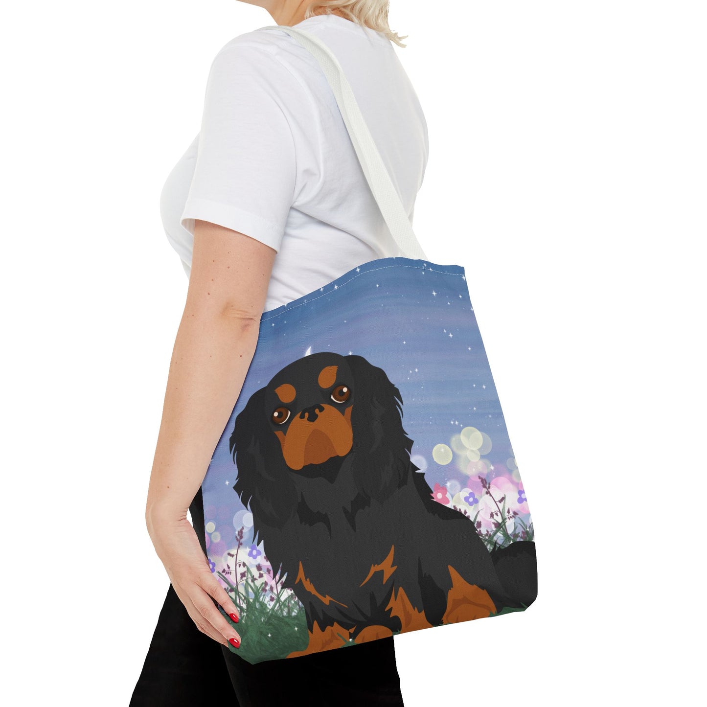 English Toy Spaniel Dog Tote Bag 16x16