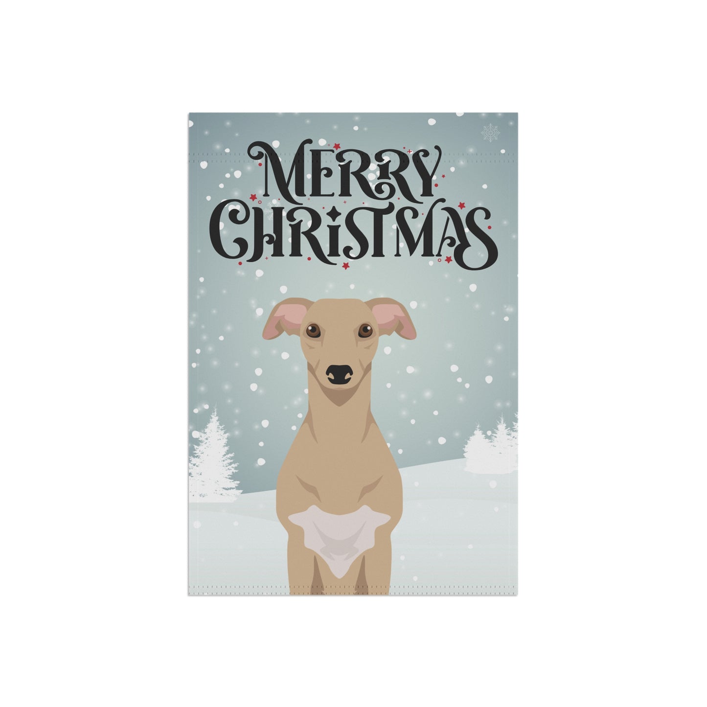 Whippet Dog Garden Flag