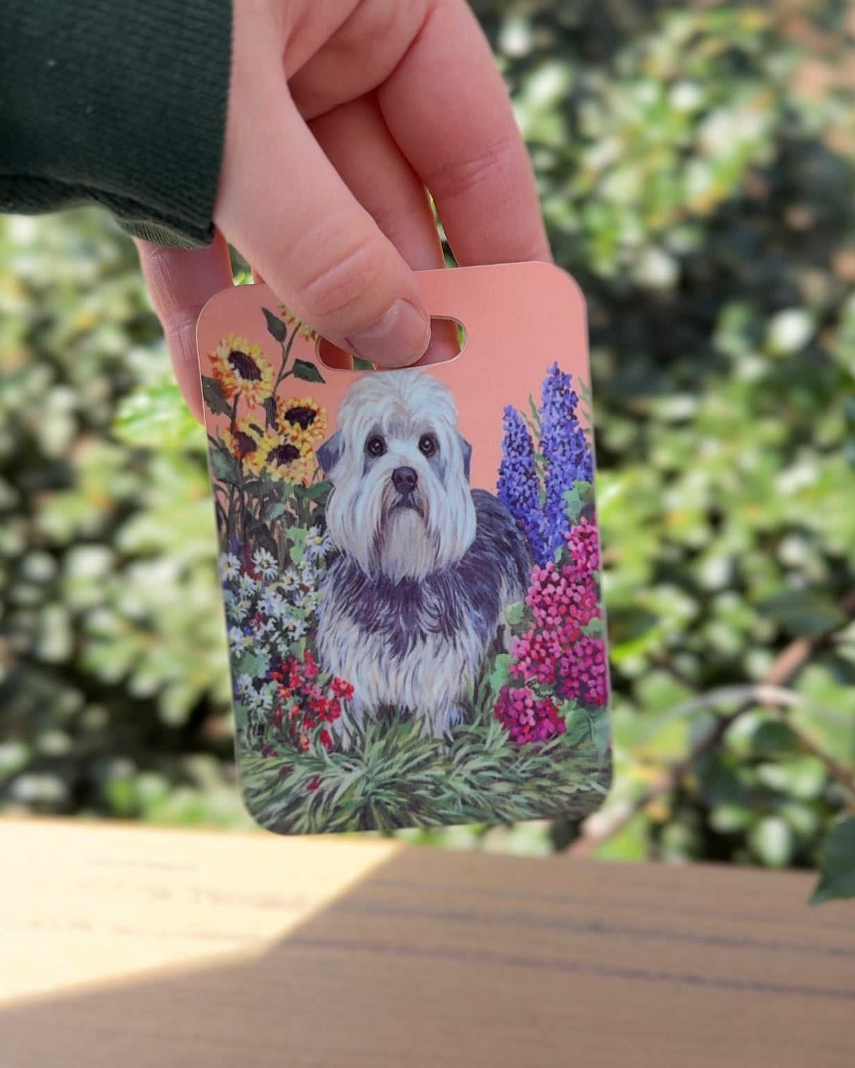 Dandie Dinmont Terrier Dog Luggage Tag