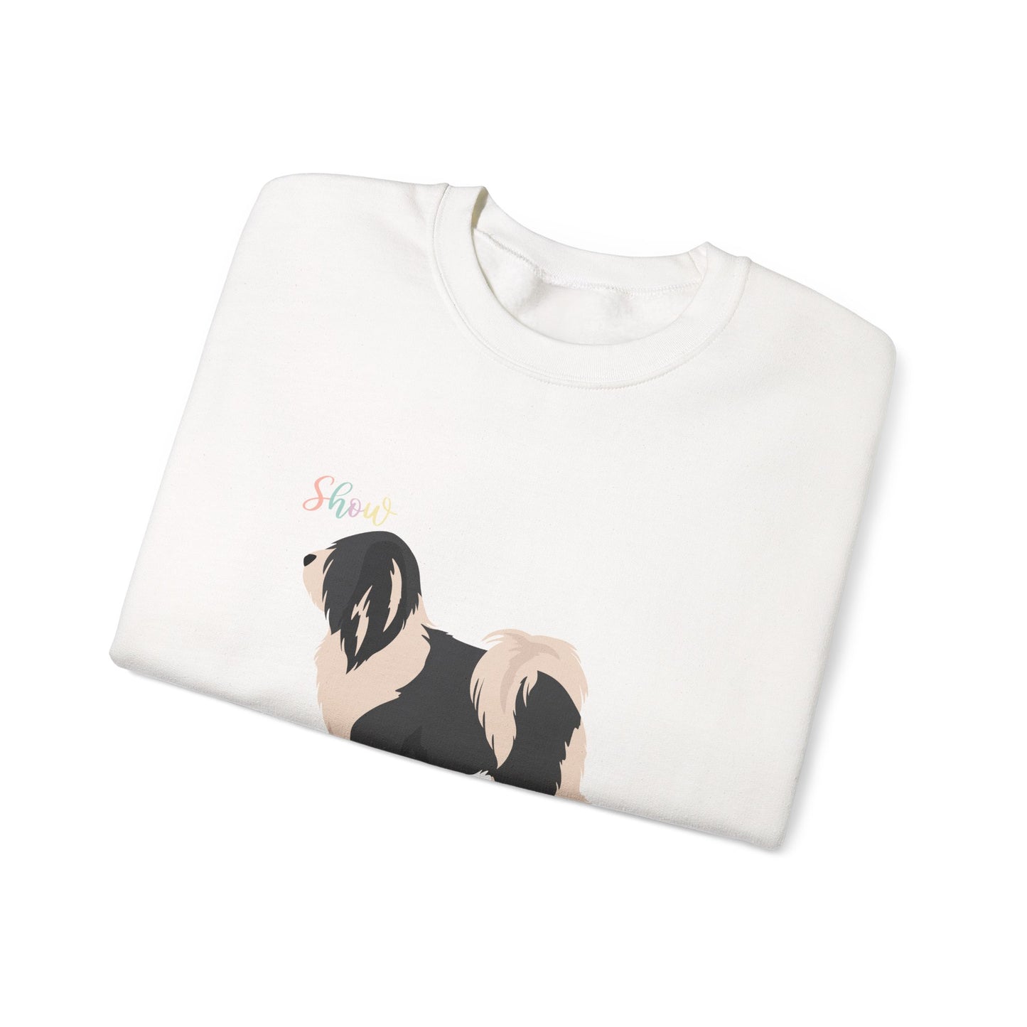 Tibetan Terrier Dog Unisex Heavy Blend Crewneck Sweatshirt