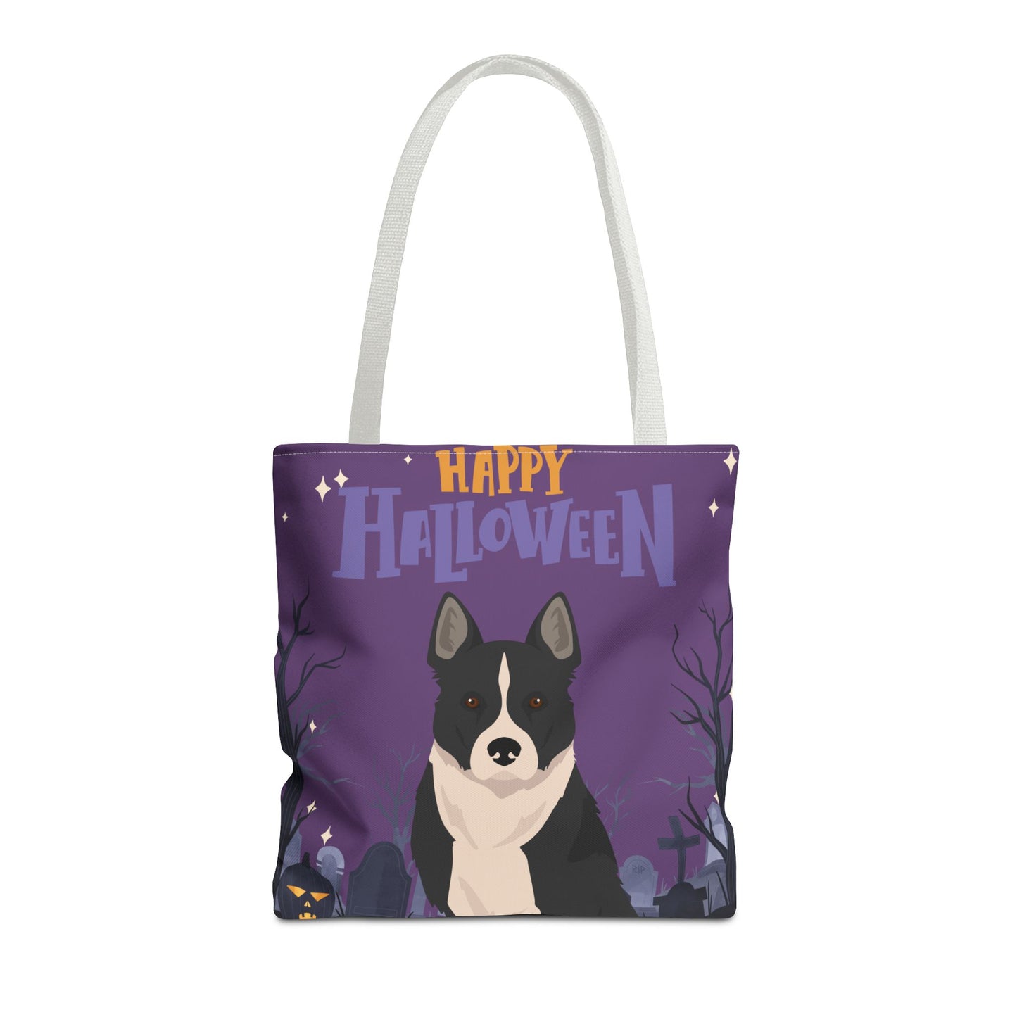 Karelian Bear Dog Dog Happy Halloween Tote Bag 16x16