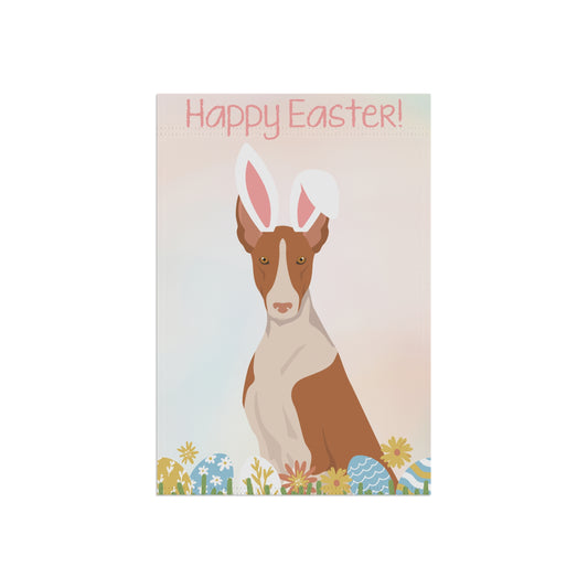 Ibizan Hound Dog Happy Easter Garden Flag