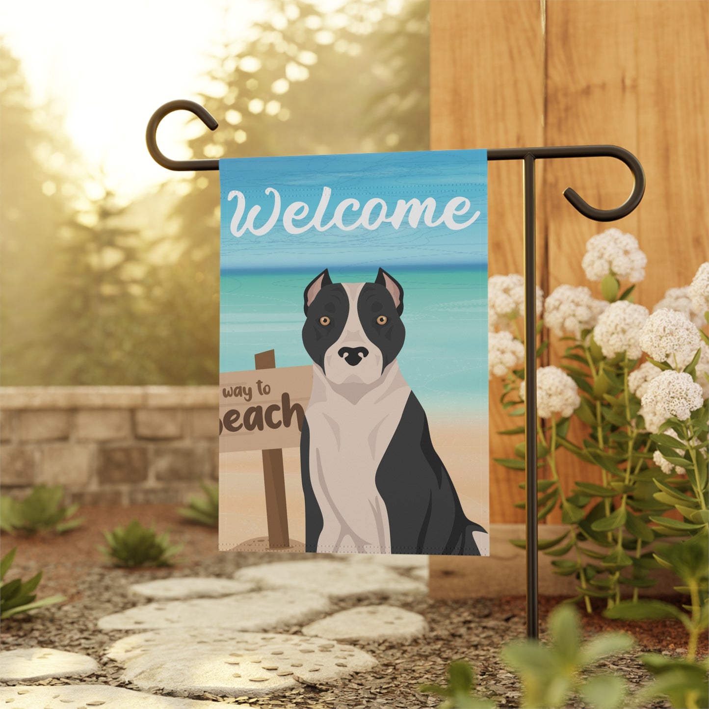American Staffordshire Terrier Dog Garden Flag