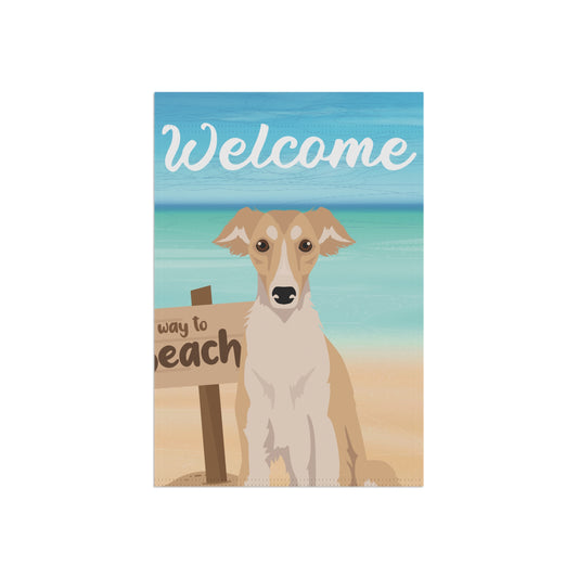 Silken Windhound Dog Garden Flag