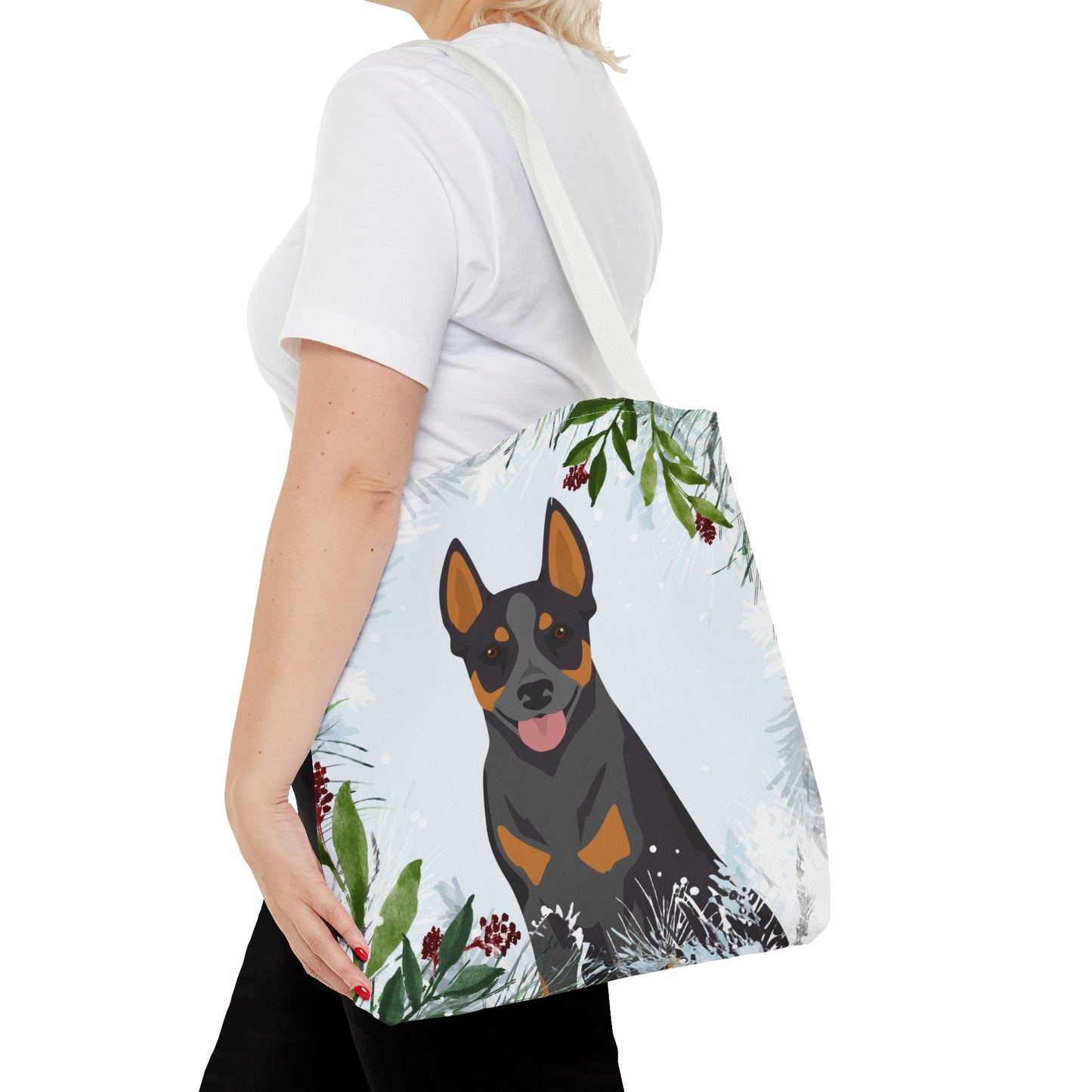 Australian Stumpy Tail Cattle Dog Dog Christmas Holiday Tote Bag 16x16