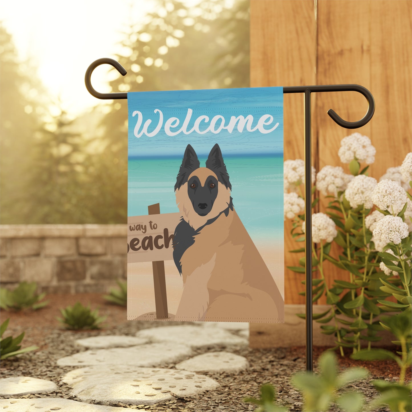Belgian Tervuren Dog Garden Flag