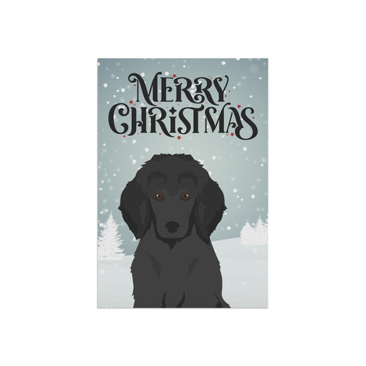 Standard Poodle Dog Garden Flag