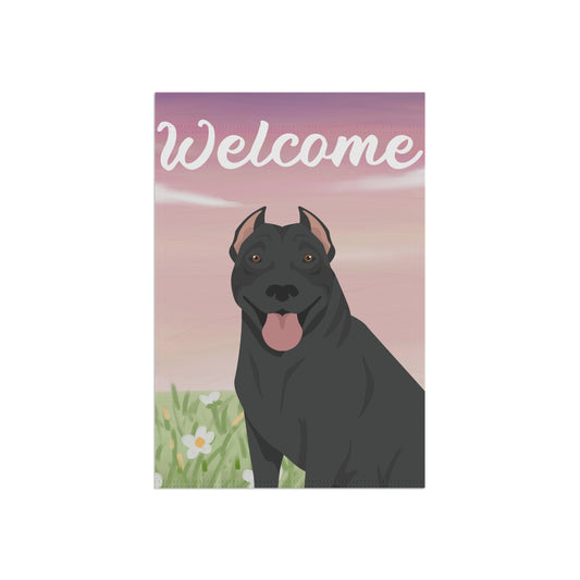 Pit Bull Dog Welcome Garden Flag