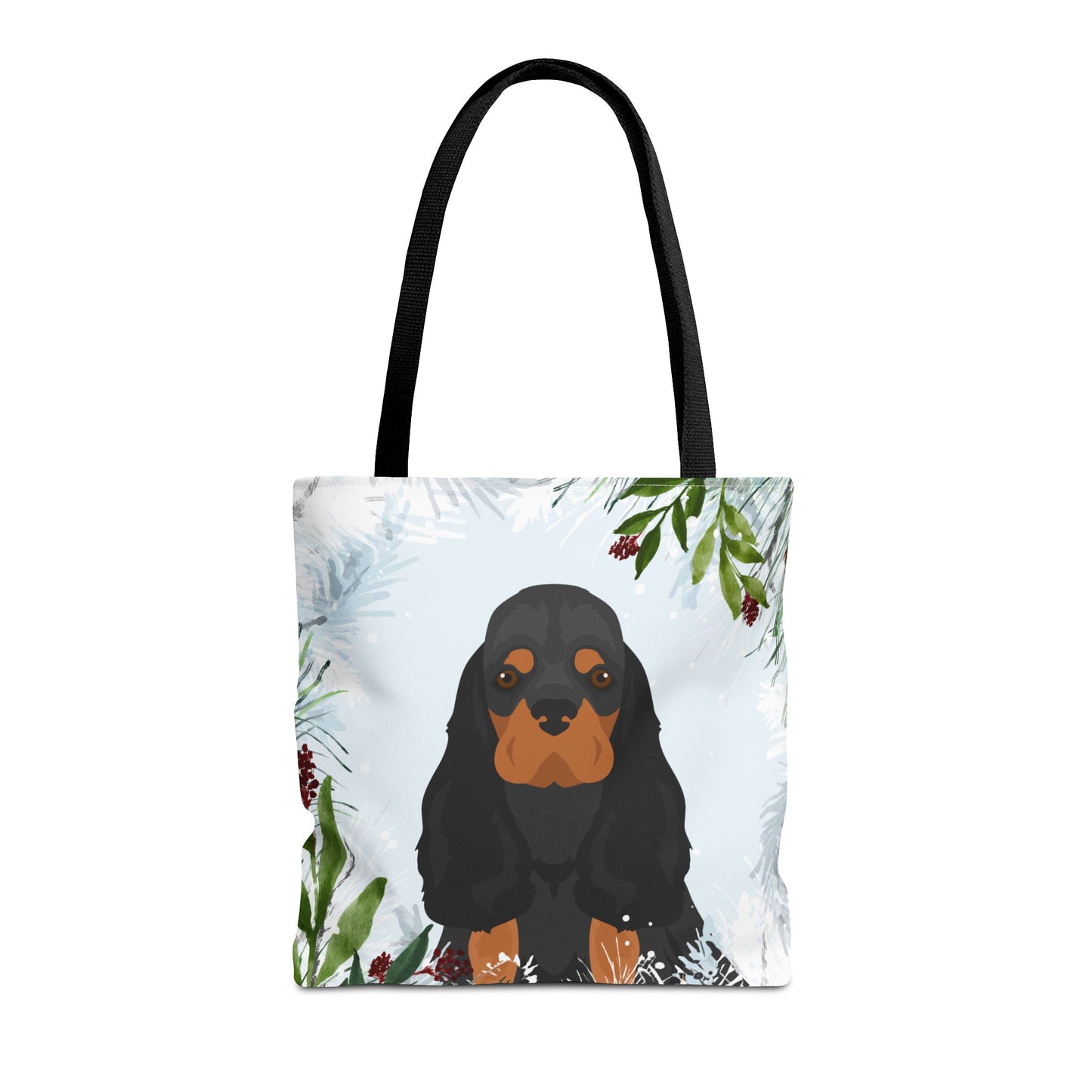 Cocker Spaniel Dog Christmas Holiday Tote Bag 16x16