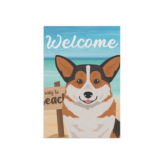 Pembroke Welsh Corgi Dog Garden Flag