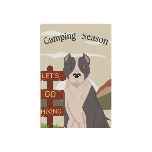 American Staffordshire Terrier Dog Camping Garden Flag