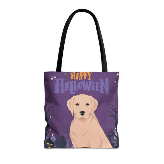 Labrador Retriever Dog Happy Halloween Tote Bag 16x16
