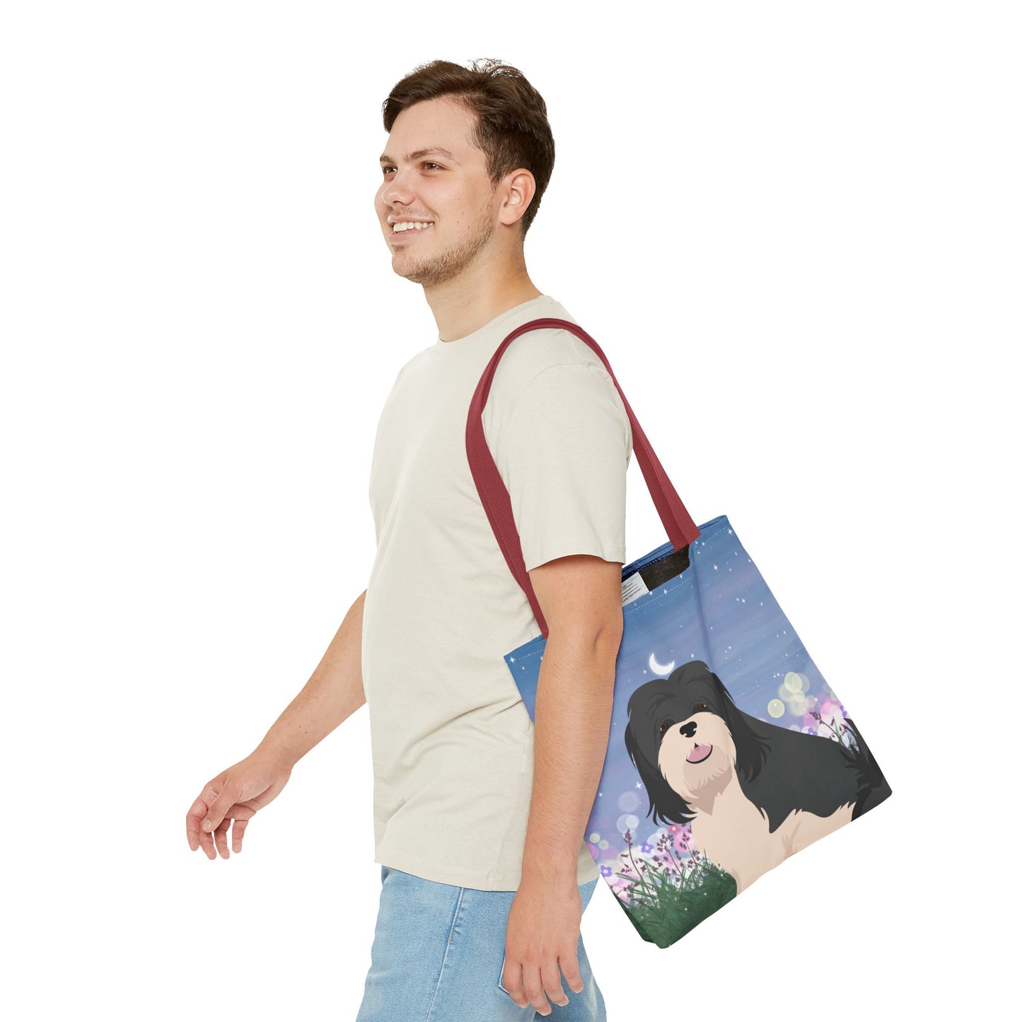 Lhasa Apso Dog Tote Bag 16x16