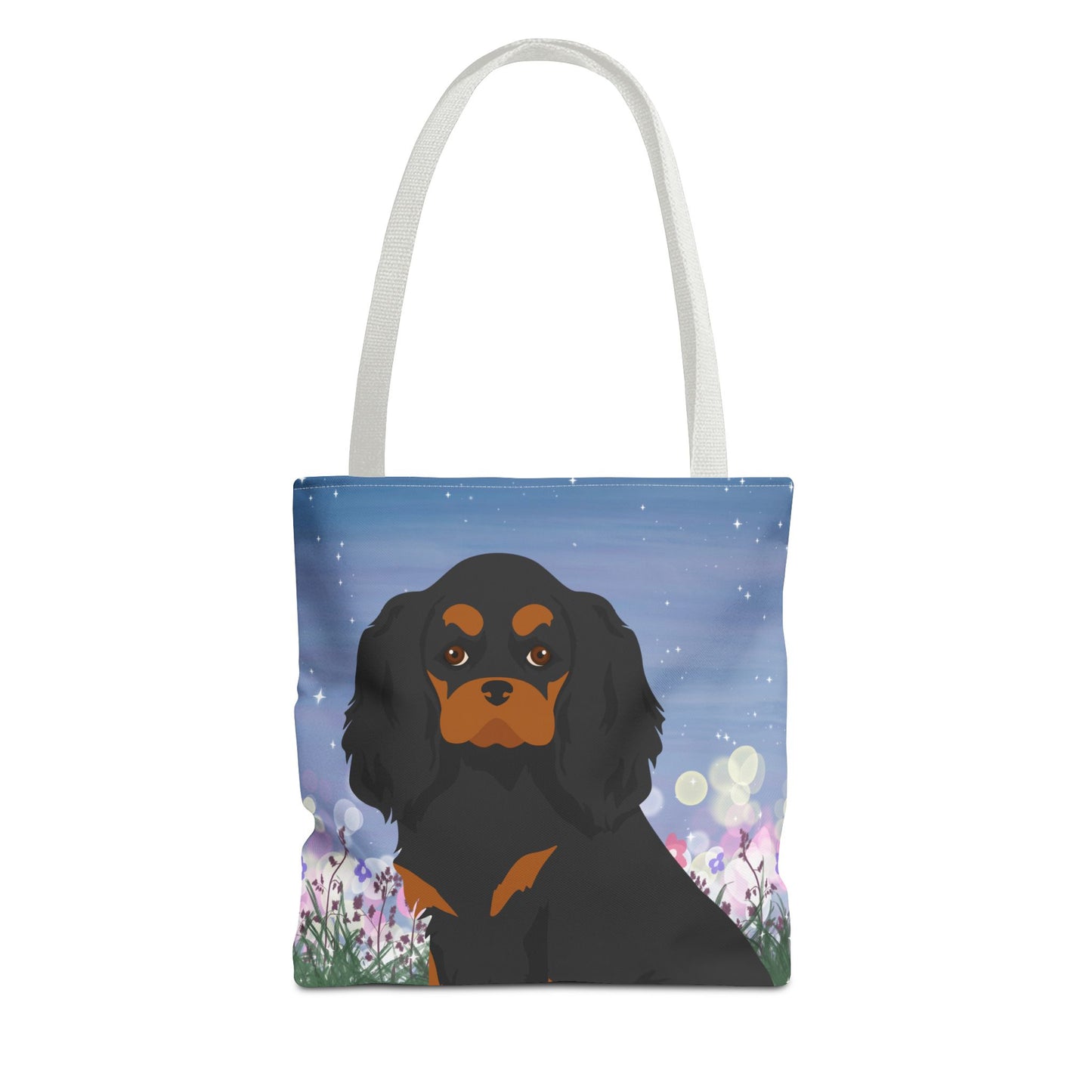 Cavalier King Charles Spaniel Dog Tote Bag 13x13