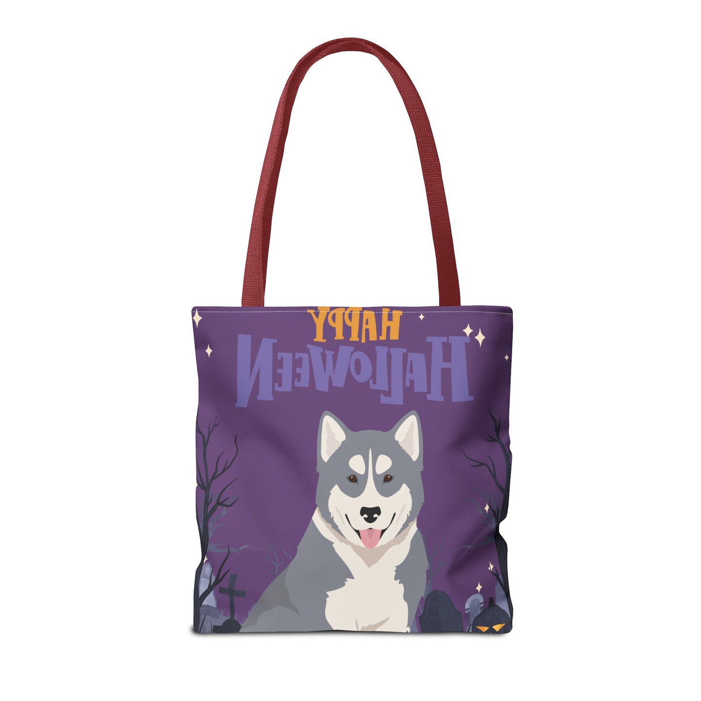 Canadian Inuit Dog Dog Happy Halloween Tote Bag 16x16