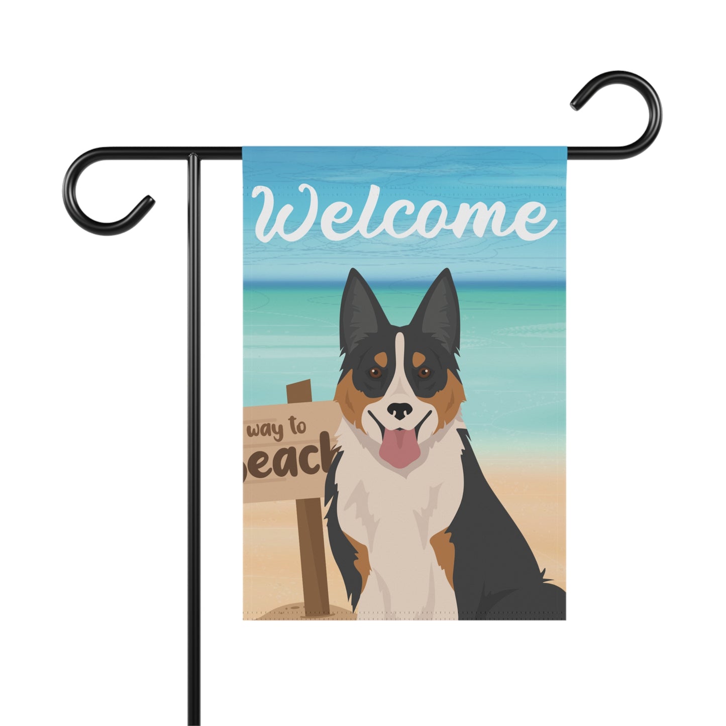 Welsh Sheepdog Dog Garden Flag