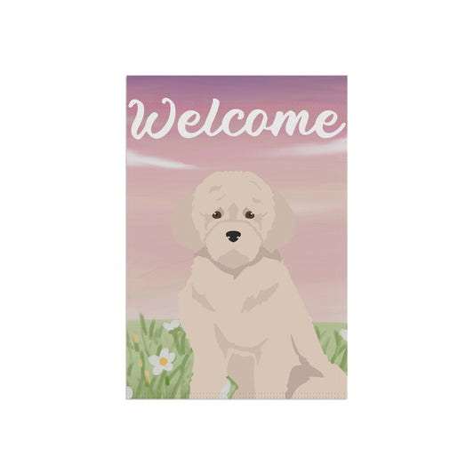 Lagotto Romagnolo Dog Welcome Garden Flag