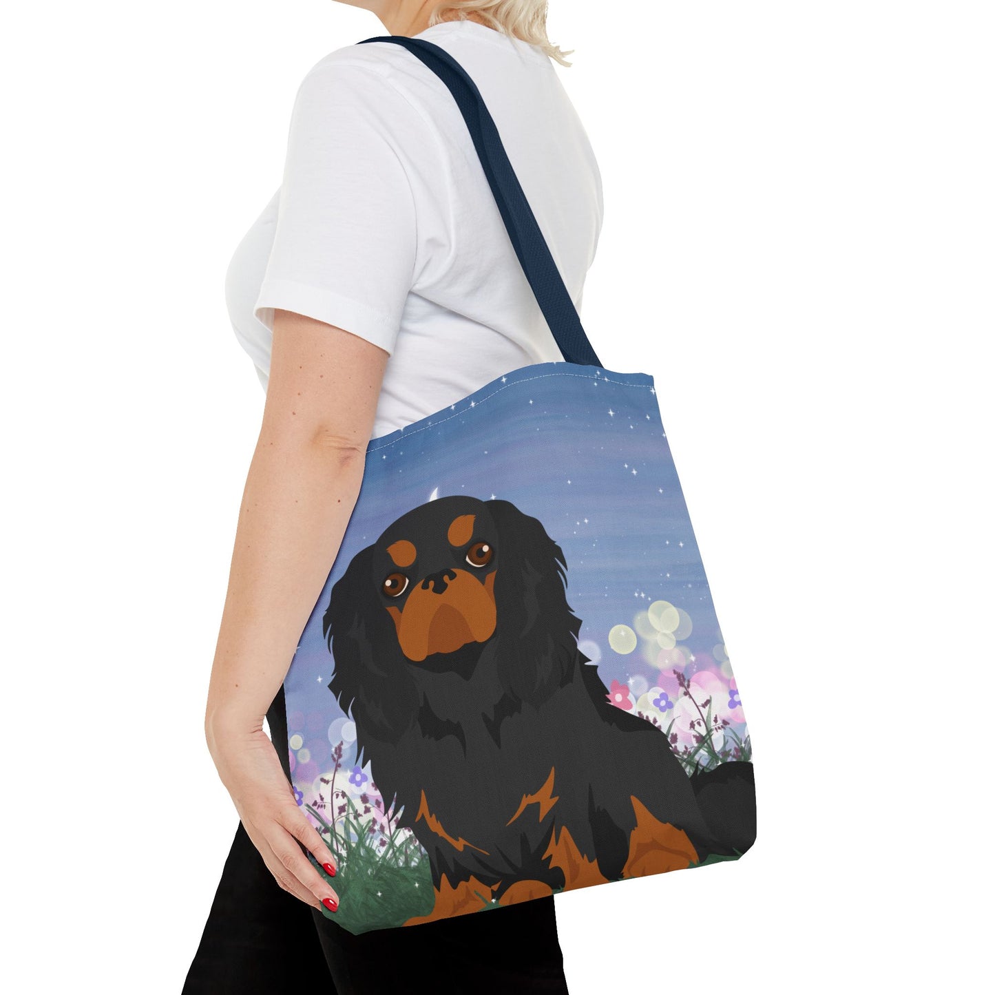 English Toy Spaniel Dog Tote Bag 16x16
