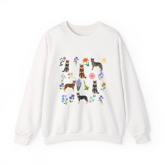 Lapponian Herder Dog Unisex Spring Cottage Core Crewneck Sweatshirt