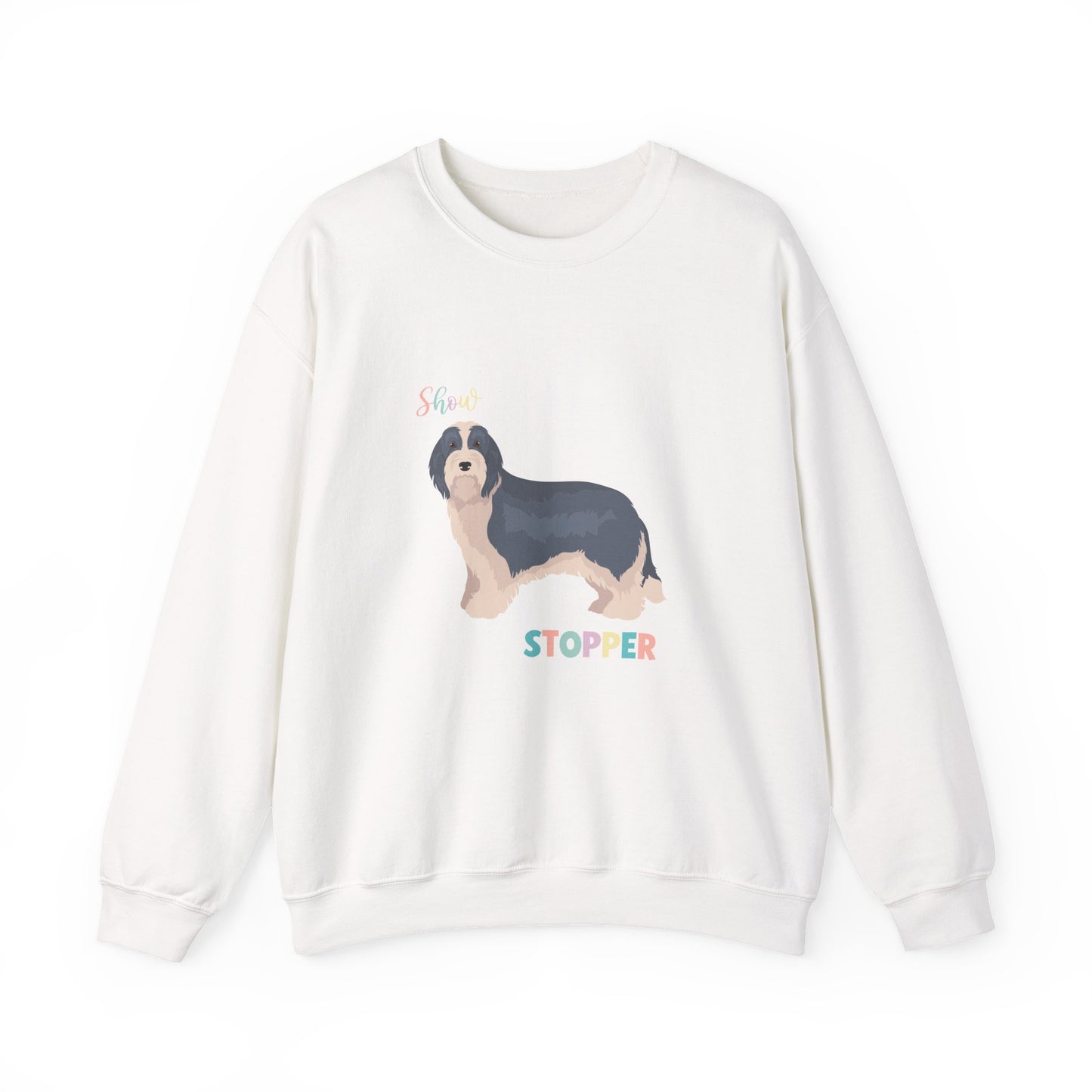 Bearded Collie Dog Unisex Heavy Blend Crewneck Sweatshirt