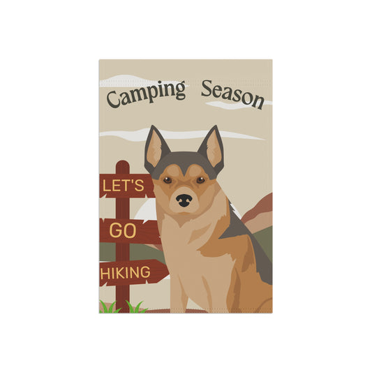 Norwegian Lundehund Dog Camping Garden Flag