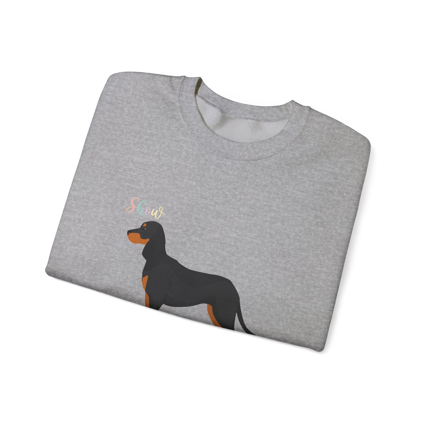 Black and Tan Coonhound Dog Unisex Heavy Blend Crewneck Sweatshirt