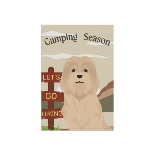 Lowchen Dog Camping Garden Flag