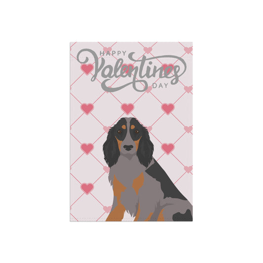 Picardy Spaniel Dog Valentines Day Garden Flag