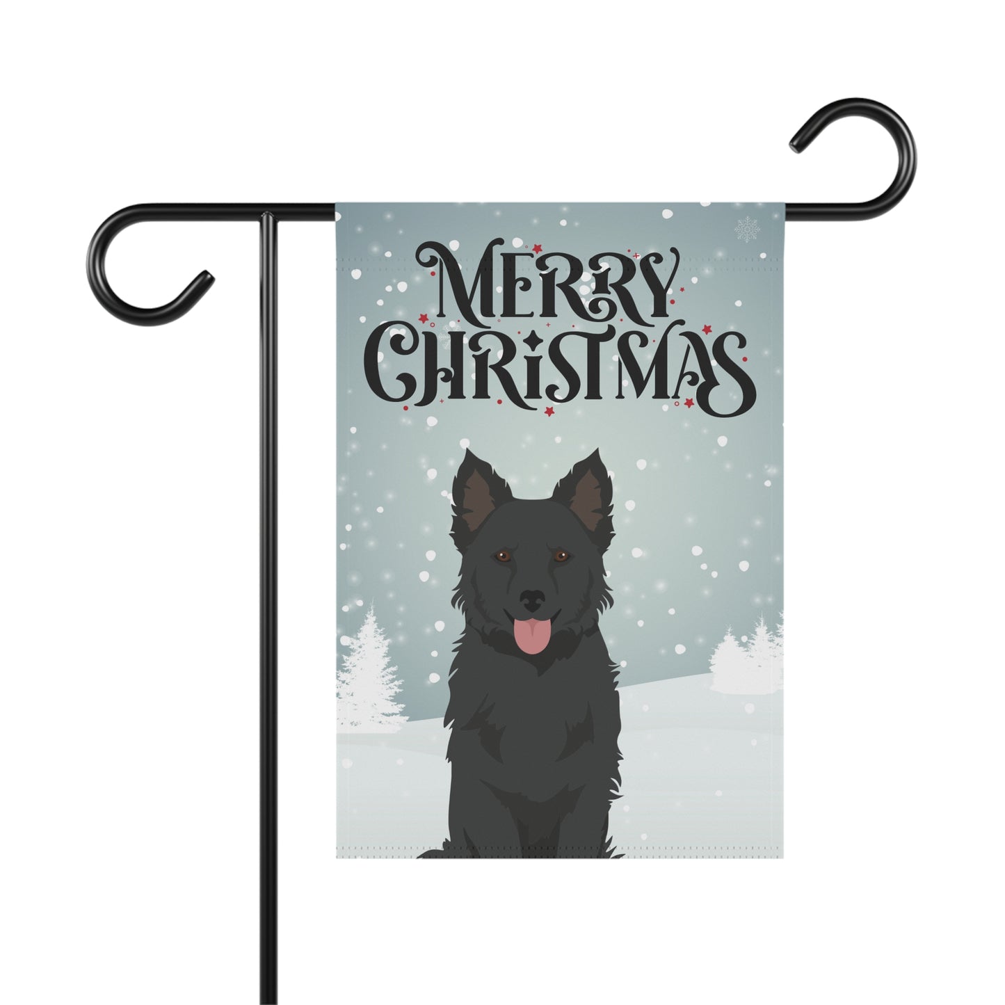 Mudi Dog Garden Flag