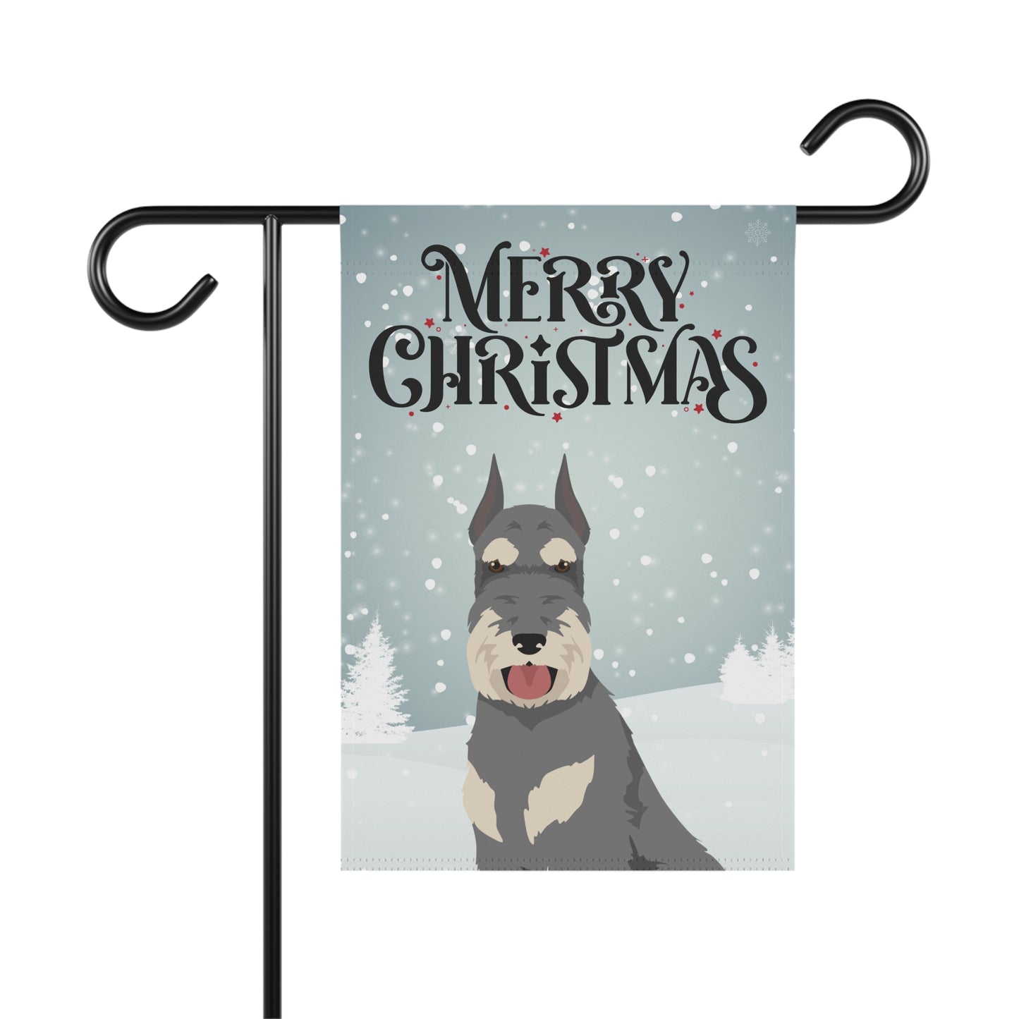 Schnauzer Dog Garden Flag
