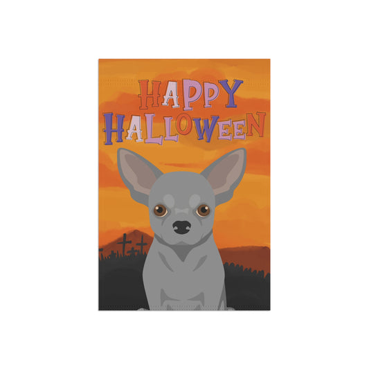 Chihuahua Dog Halloween Garden Flag