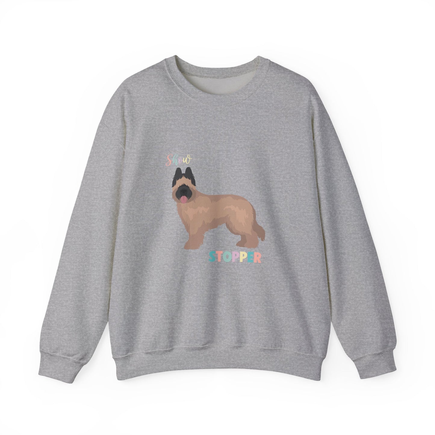 Briard Dog Unisex Heavy Blend Crewneck Sweatshirt