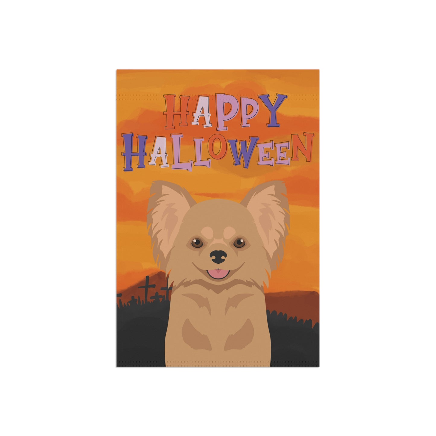 Chihuahua Dog Halloween Garden Flag