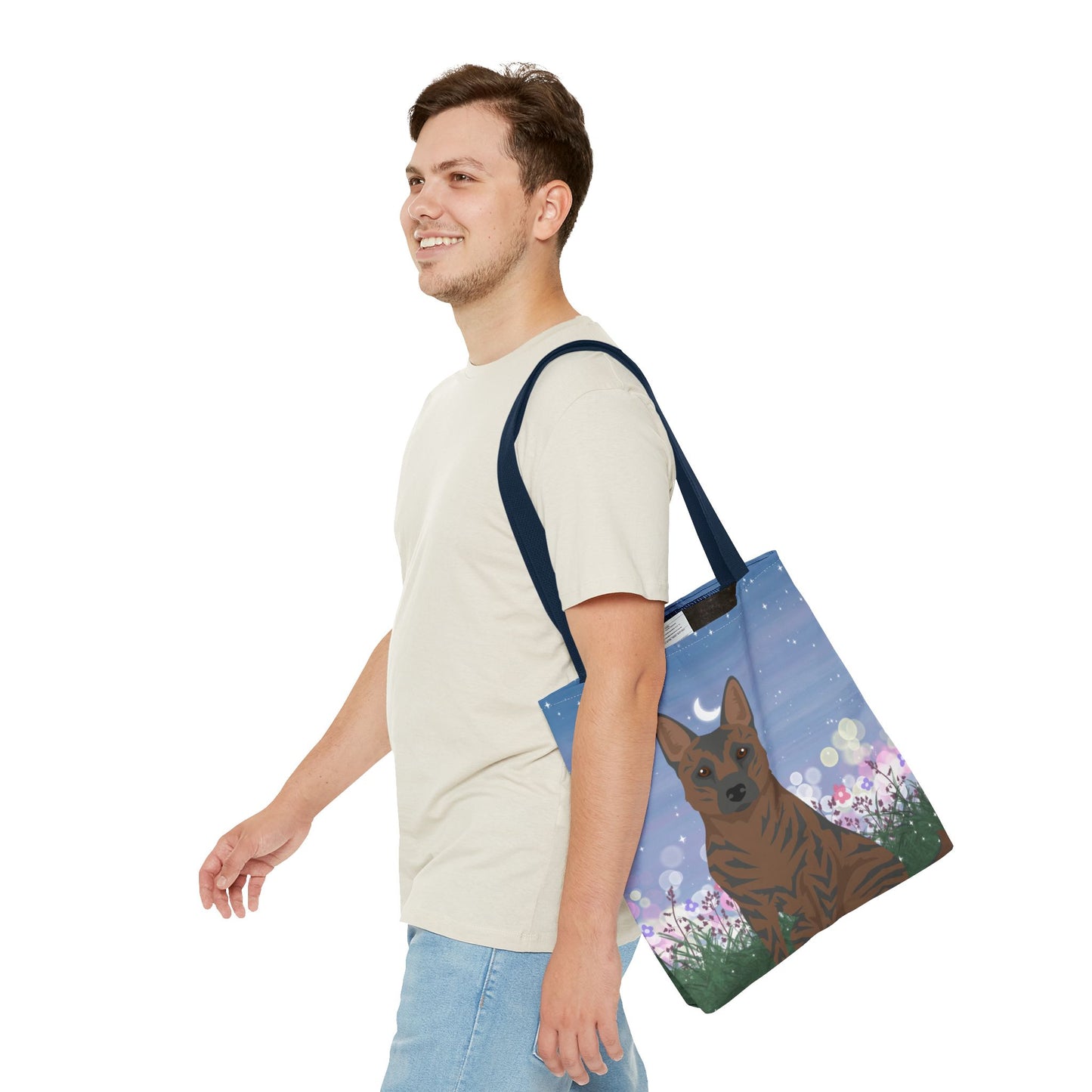 Kai Ken Dog Tote Bag 16x16