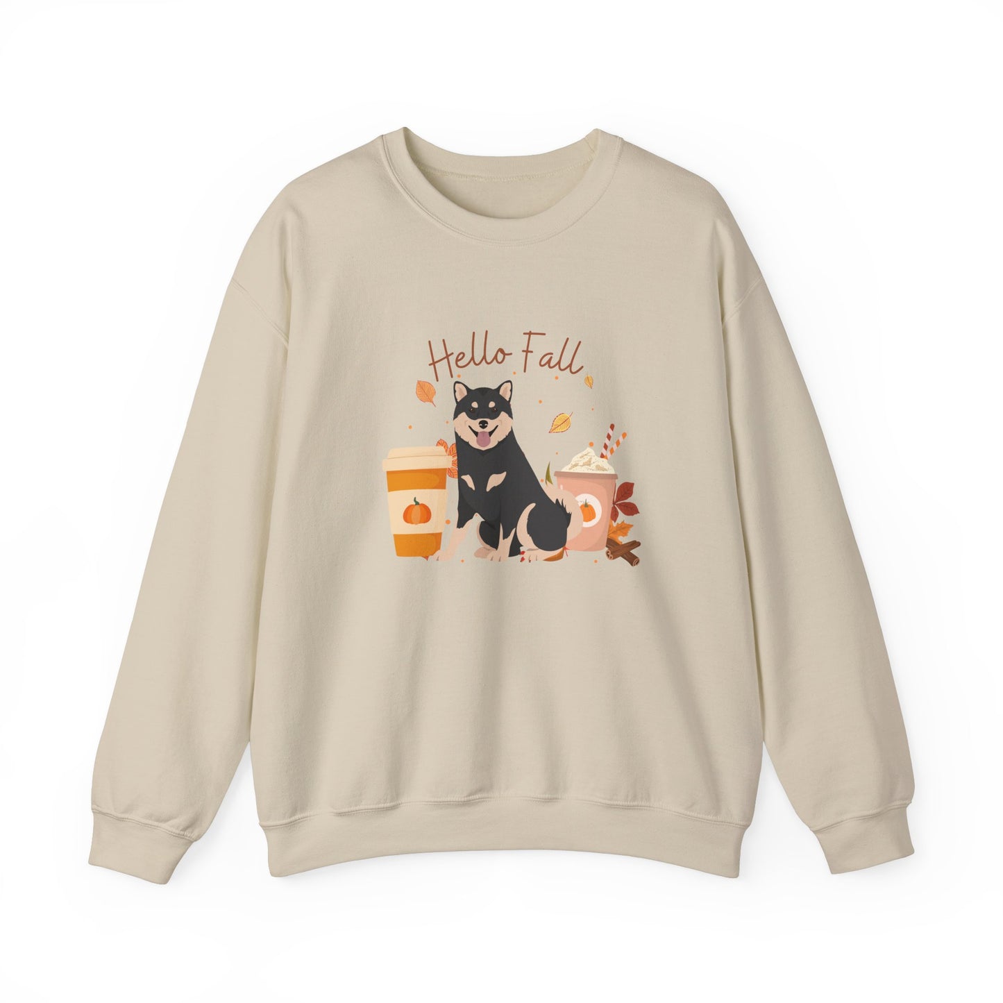 Shiba Inu Dog Fall Halloween Unisex Heavy Blend Crewneck Sweatshirt