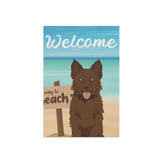 Mudi Dog Garden Flag