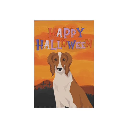 Saluki Dog Halloween Garden Flag