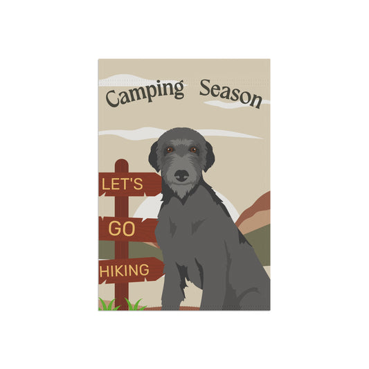 Scottish Deerhound Dog Camping Garden Flag